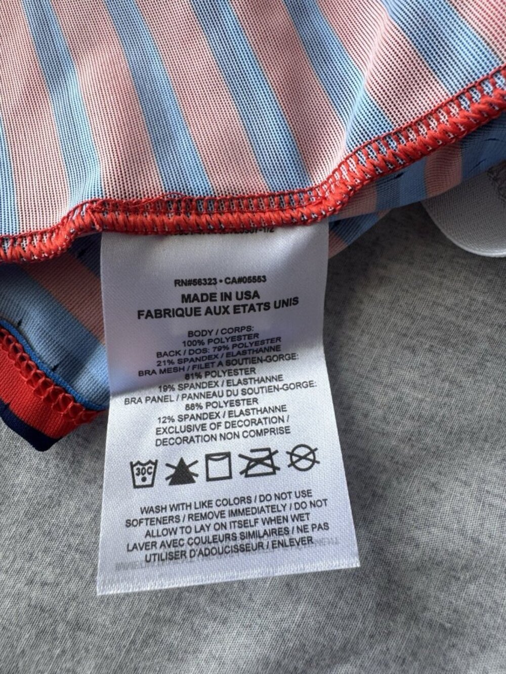 Nike 2023 International Pro Elite USA Crop Top Singlet DD7967-602 Size Small - Picture 6 of 7